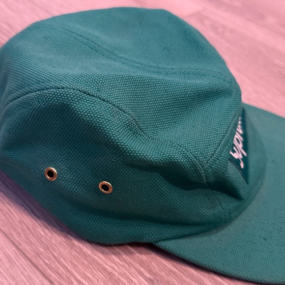 Supreme Washed Canvas Green Twill Camp Cap Five Panel Adjustable Collectable 13 - Picture 5 of 8